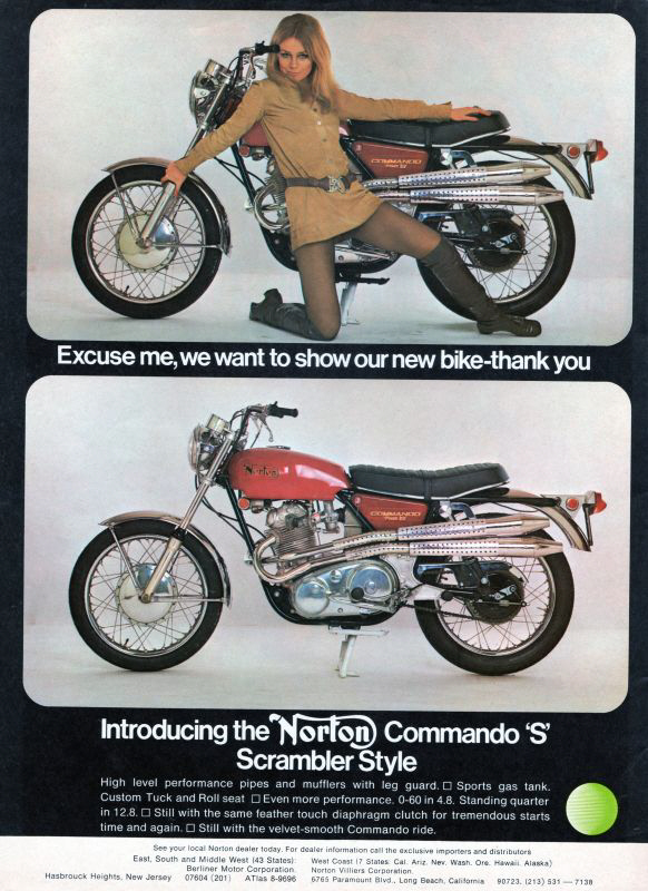 1969 Norton 750 S Ad